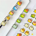 Kawaii Bird Index Stickers